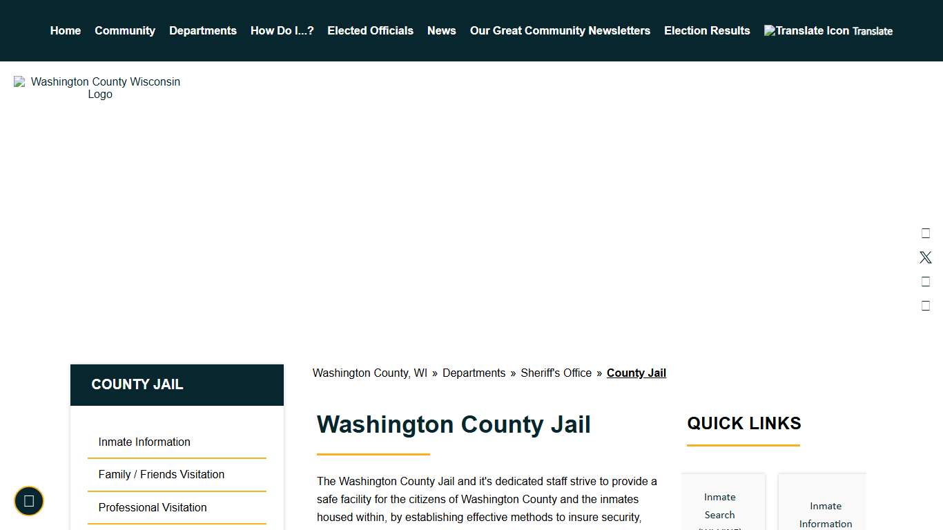 County Jail - Washington County, WI